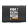 Strong Independent Motivated Aquarius Accessory Pouches