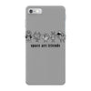 space are friends black iPhone 7 Case