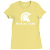 molon labe spartan rifle Ladies Fitted T-Shirt