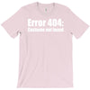 halloween error 404 costume not found T-Shirt