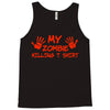 my zombie killing t shirt Tank Top
