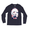 michael myers floral mask Long Sleeve Shirts