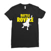 ride the rocket battle gaming Ladies Fitted T-Shirt