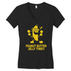 peanut butter jelly time banana Women's V-Neck T-Shirt