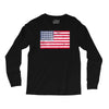 t-rex vintage american flag Long Sleeve Shirts