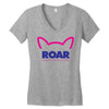 pussy roar - women's march alliance Women's V-Neck T-Shirt
