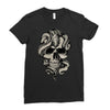 skull snake Ladies Fitted T-Shirt