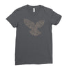 dove typography Ladies Fitted T-Shirt
