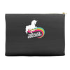 totally straight funny rainbow unicorn gay pride novelty fashion Accessory Pouches