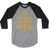 kings are born in april 3/4 Sleeve Shirt