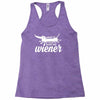 you want to hold my wiener Racerback Tank