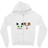 cat and dog Zipper Hoodie