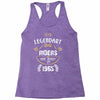 legendary riders are born in 1965 Racerback Tank