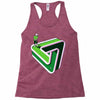 puzzled putter Racerback Tank