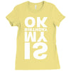 is my birthday ok Ladies Fitted T-Shirt