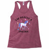 i'm really a unicorn Racerback Tank
