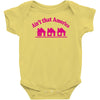 tribut t shirt john mellencamp   kleine rosa h&auml;user Baby Onesie