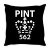 british pint funny Throw Pillow