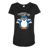 learning to fly Maternity Scoop Neck T-shirt