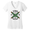 this is not a costume Women's V-Neck T-Shirt