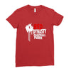 RED PAINBALL Ladies Fitted T-Shirt