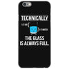 technically, the glass is always full iPhone 6/6s Case