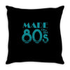 made in the 80s Throw Pillow
