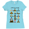 life is a game Ladies Fitted T-Shirt