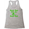 rock out with my guac out Racerback Tank