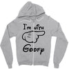 i'm with goofy t shirt mickey mouse t shirt disney shirt walt disney t Zipper Hoodie