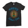 happy father's day Ladies Fitted T-Shirt