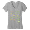 breakdance Women's V-Neck T-Shirt
