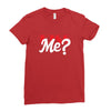 YOU WANT KISS ME Ladies Fitted T-Shirt