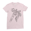 optimus prime Ladies Fitted T-Shirt