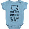 weird kitty Baby Onesie