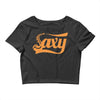 saxophone saxy Crop Top