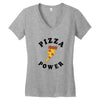 Pizza Power Women's V-Neck T-Shirt