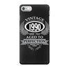 vintage quality without compromise 1990 aged to perfection iPhone 7 Case