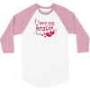 I Love My Bestie 3/4 Sleeve Shirt