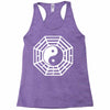i ching ying and yang Racerback Tank