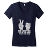 the minivan Women's V-Neck T-Shirt