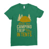 dude that camp trip in tents funny Ladies Fitted T-Shirt