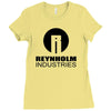reynholm industries,,,,, Ladies Fitted T-Shirt
