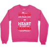 There's This Boy Who Stole My Heart He Calls Me Grandma Crewneck Sweatshirt