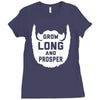 grow long and prosper funny Ladies Fitted T-Shirt