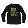 10 kinds of people binary Long Sleeve Shirts