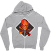 3d skull squad Zipper Hoodie