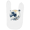 the great wave off sound Baby Bibs