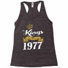 kings are born in 1977 Racerback Tank