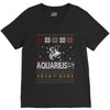 santa aquarius christmas ugly t shirts V-Neck Tee